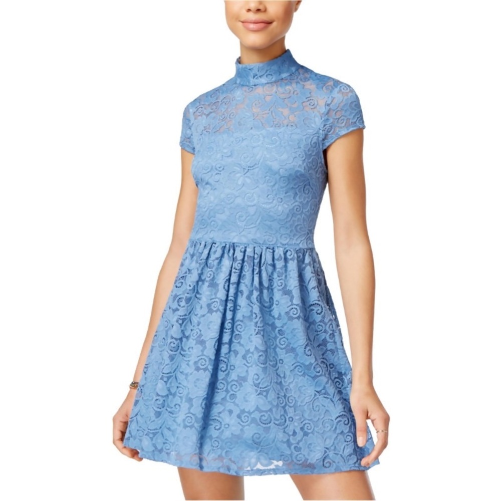 Used B. Darlin blue lace layered size 13/14 teen girl